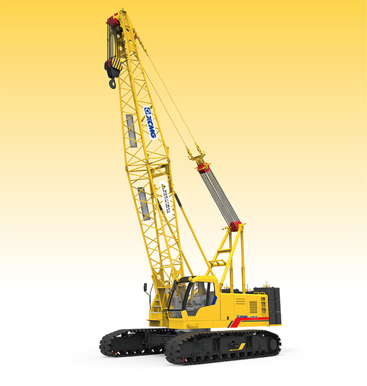 XCMG Official heavy duty 75 ton crawler crane XGC75 crane crawler with parts for sale